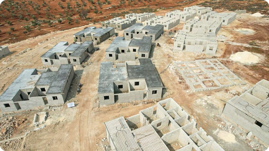 بناء قرية الأمل السكنية