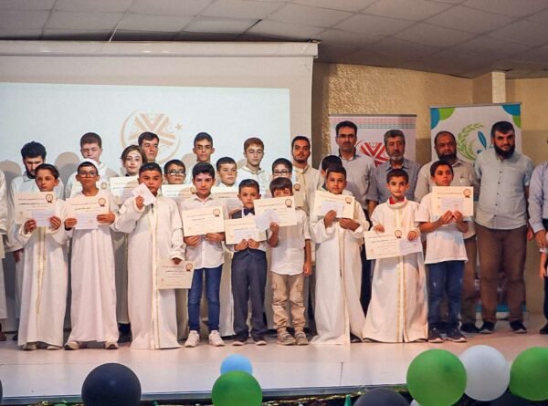 Honoring outstanding students within a rally for a nation