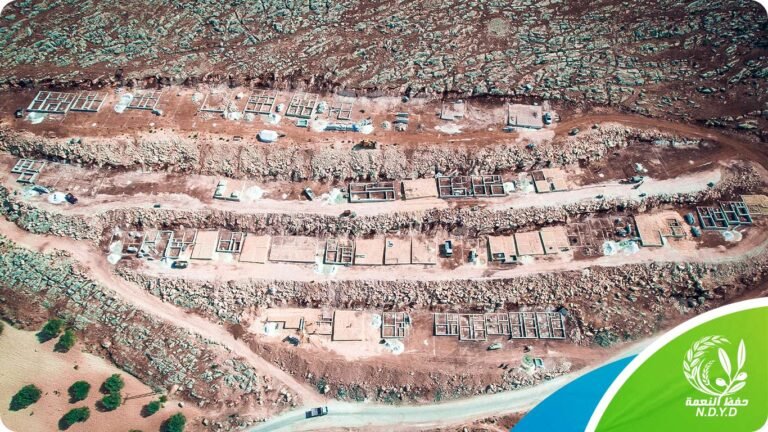 بداية العمل على بناء قرية السلام السكنية
